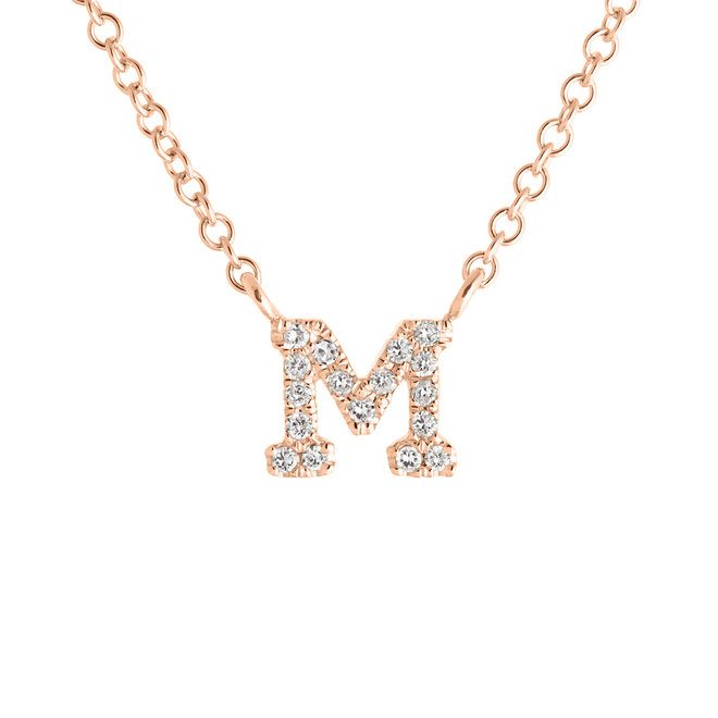 Personalized diamond initial pendant – as seen on Jillian Harris