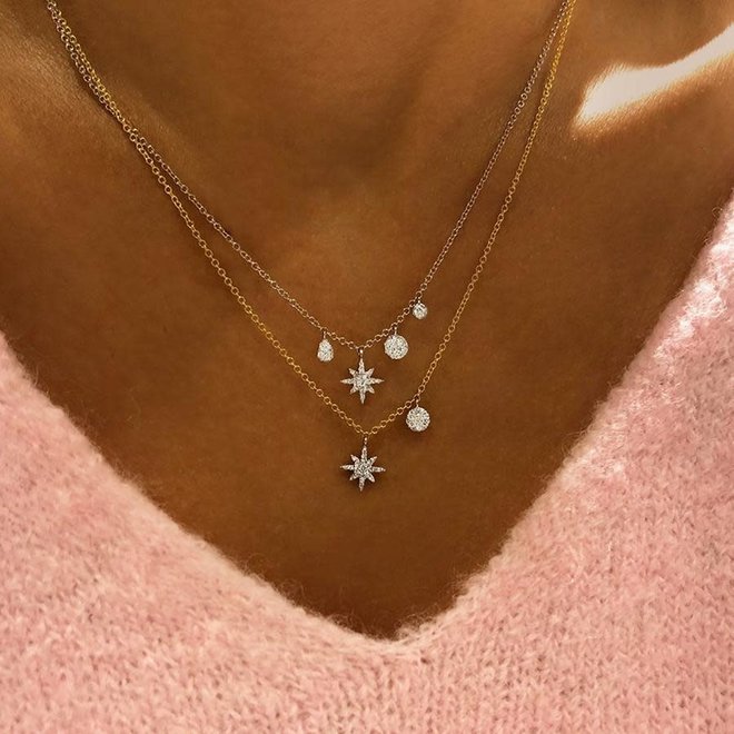 Starburst Diamond Necklace