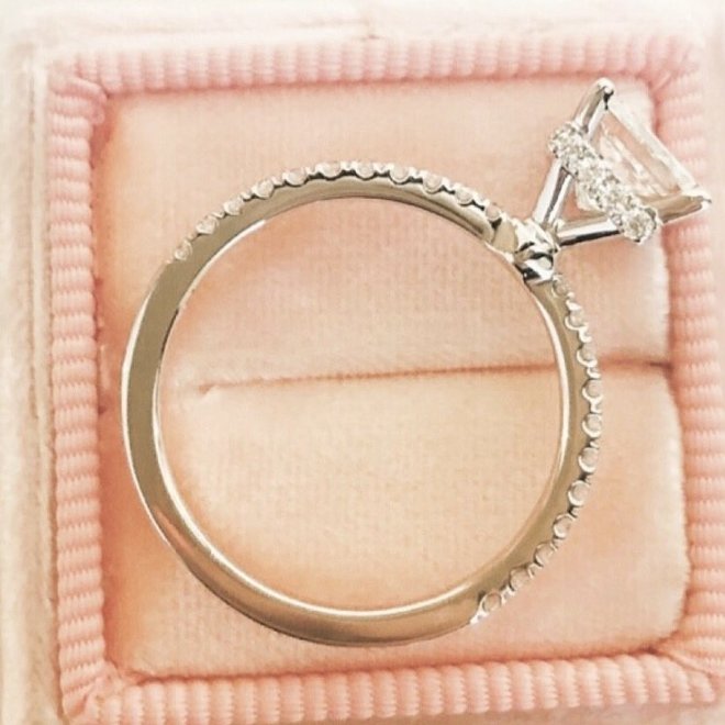 The Elise - princess Cut Diamond Engagement Ring