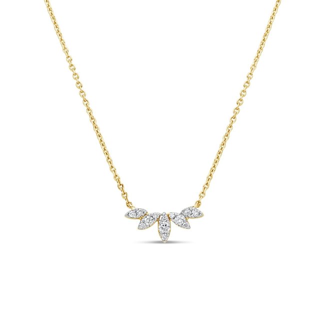 Diamond crown pendant