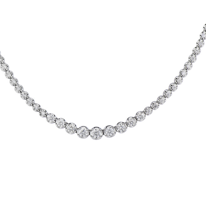 Classic Diamond Tennis Necklace - Minichiello Jewellers