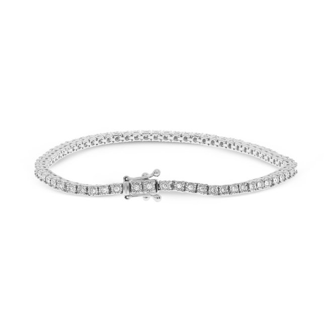 Classic diamond tennis bracelet 0.75ct tw