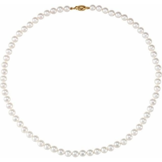 Pearl necklace-6.5-7mm