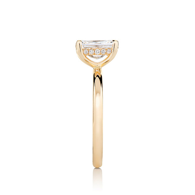 The Harper - radiant cut diamond engagement ring
