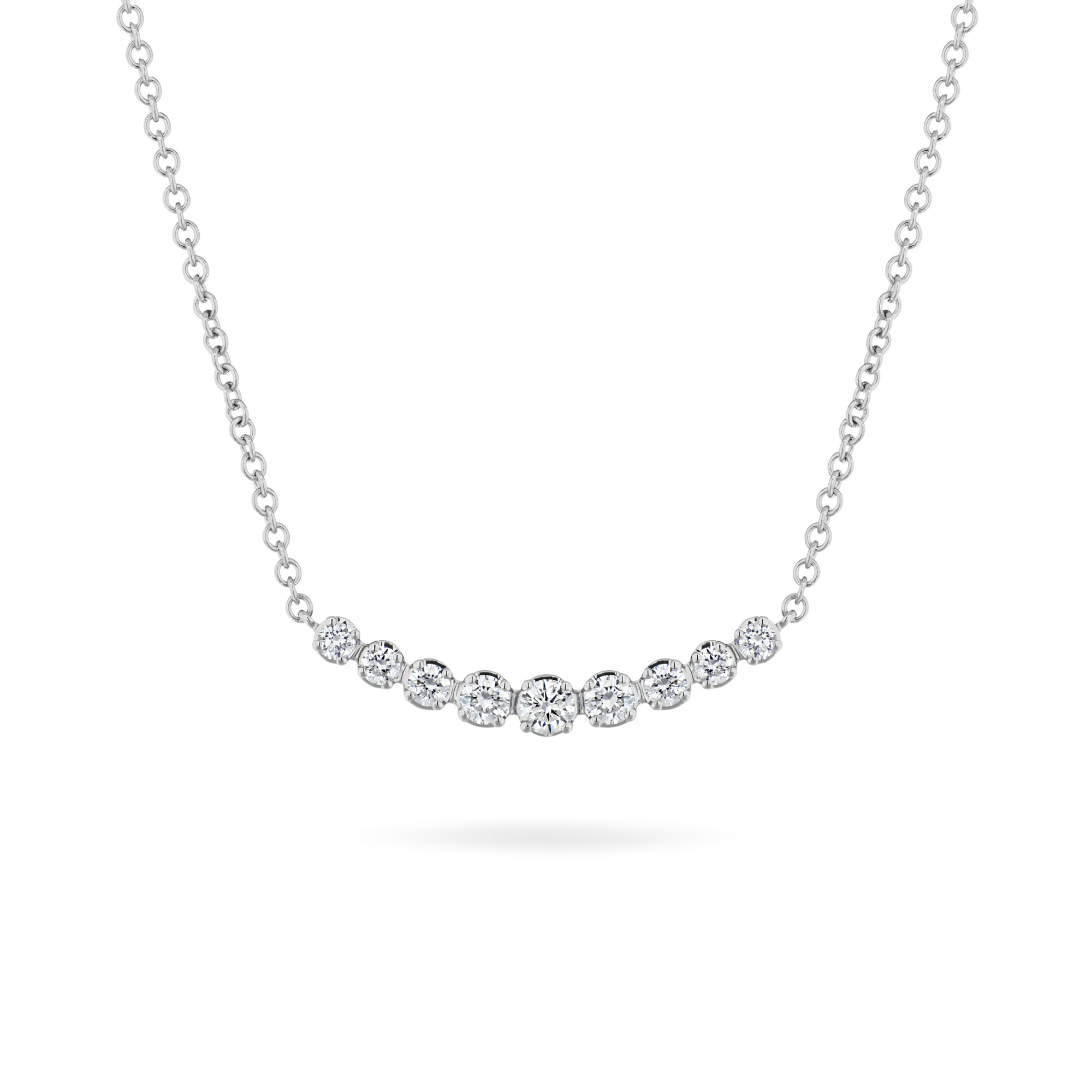 Graduated diamond bar necklace - Minichiello Jewellers