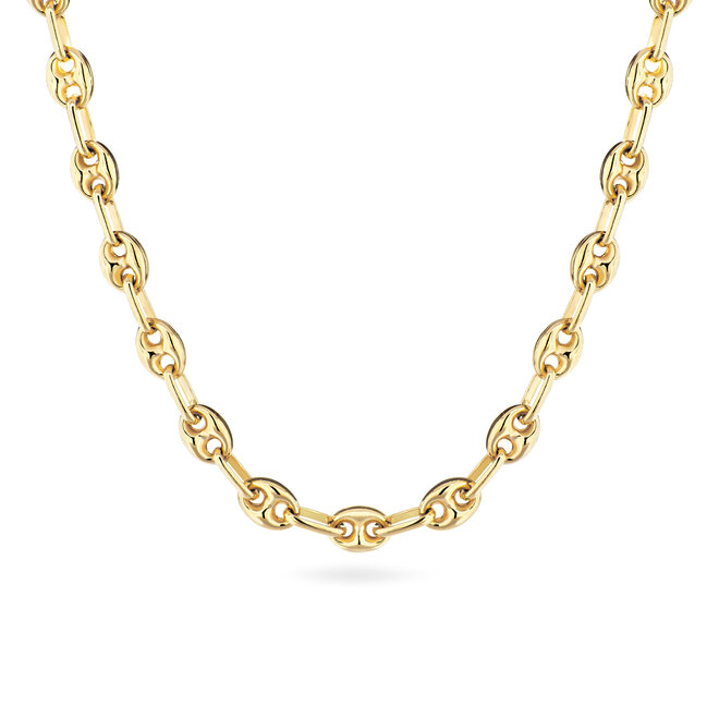 Mariner puff chain necklace
