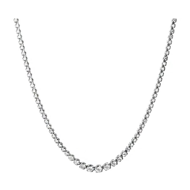 3.00ct diamond collar necklace