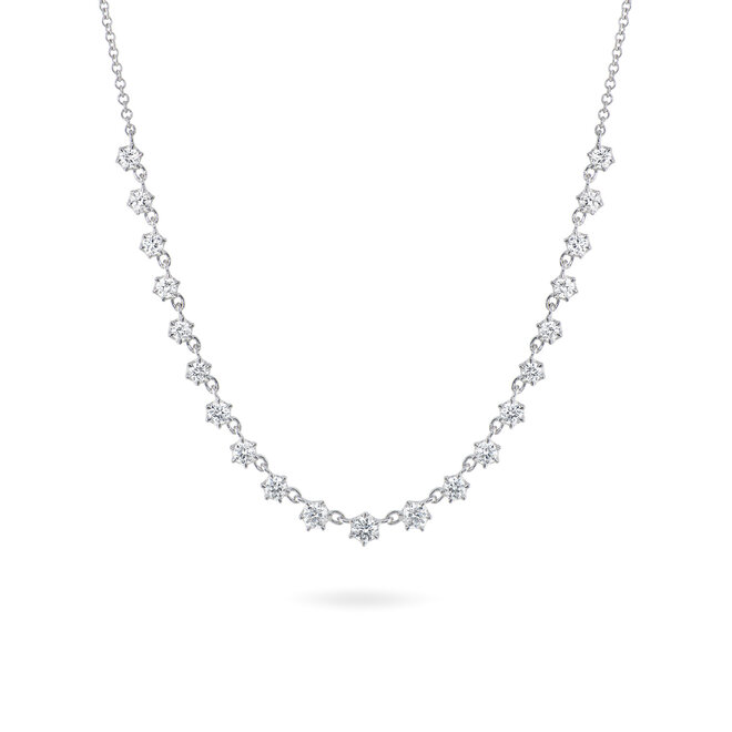 Diamond buttercup necklace