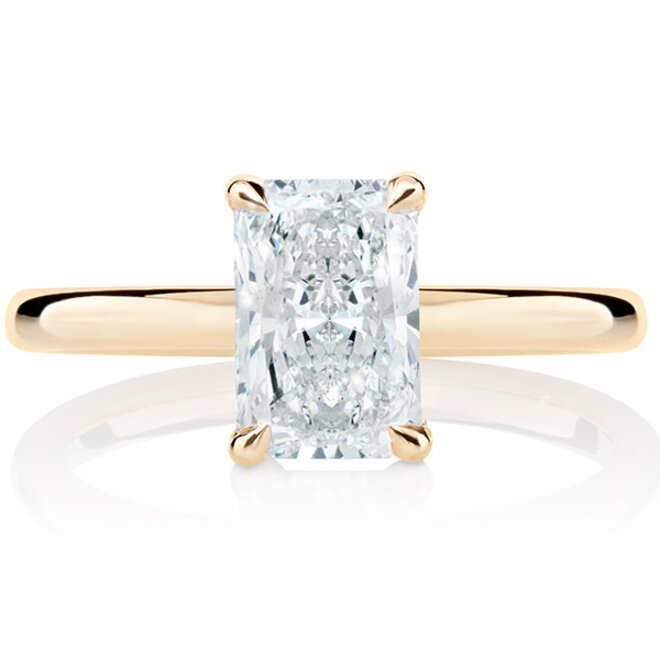 LAB The Elvie - radiant cut diamond solitaire