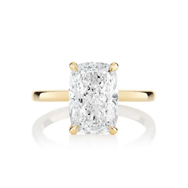LAB The Madison cushion cut diamond solitaire ring