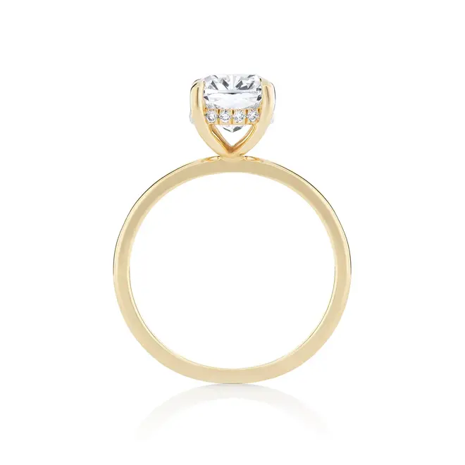 LAB The Madison cushion cut diamond solitaire ring