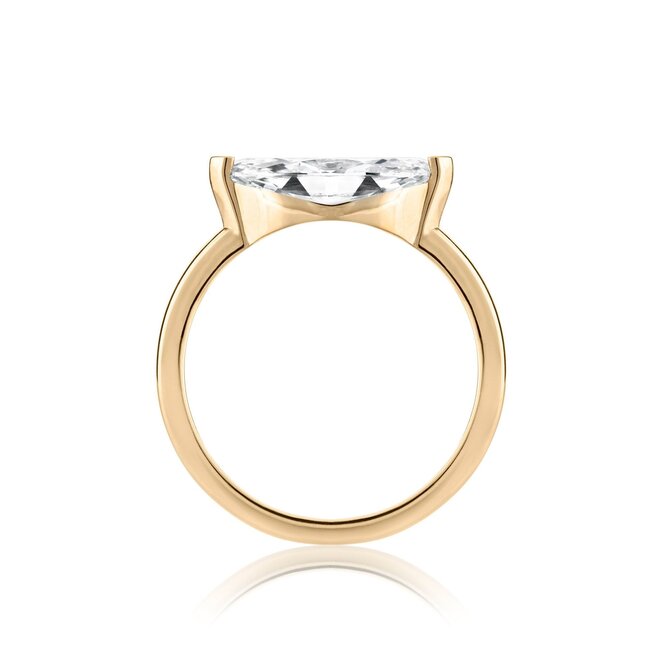 LAB The Riley marquise cut diamond solitaire