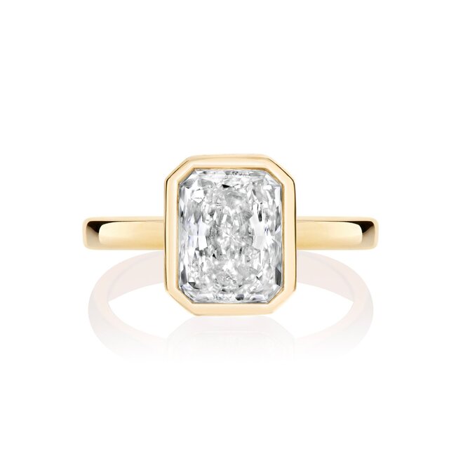 LAB The Wren radiant cut engagement ring