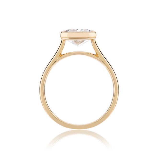 LAB The Wren radiant cut engagement ring