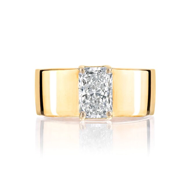 LAB The Jordyn radiant cut solitaire engagement ring