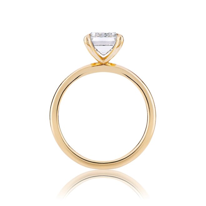 LAB The Elvie emerald cut solitaire engagement ring