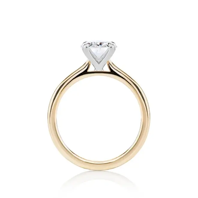 LAB The Hailey oval cut diamond solitaire