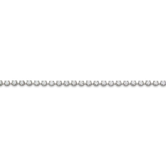 Diamond link tennis bracelet