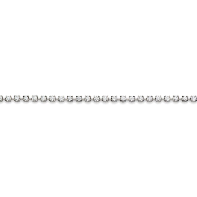 Diamond link tennis bracelet