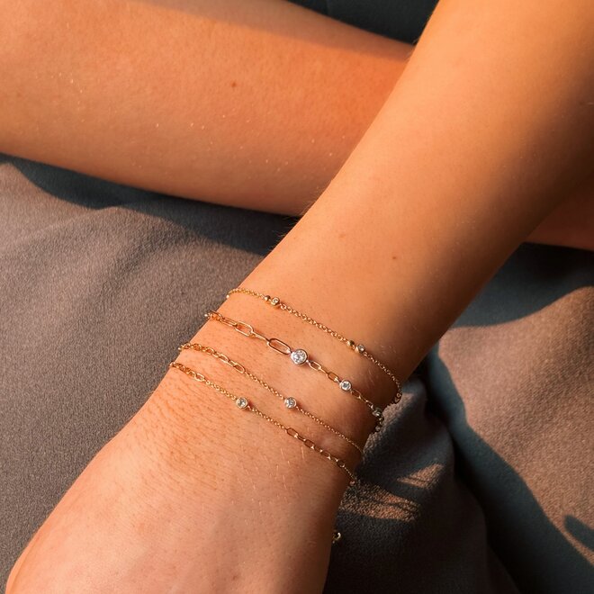 Diamonds by the yard bracelet - petite