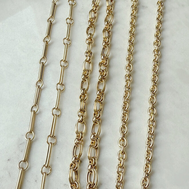 Bar link necklace