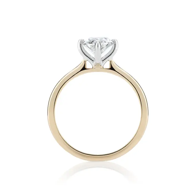 LAB The Eloise marquise cut solitaire engagement ring