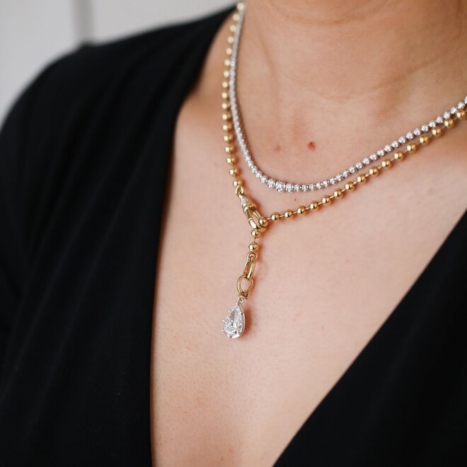 2.00ct diamond collar necklace