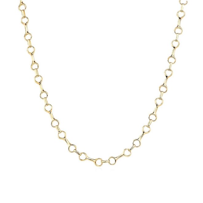 Horsebit chain link bracelet