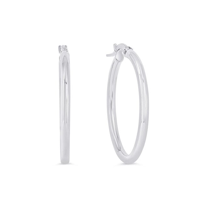 Classic hoop earrings - slim