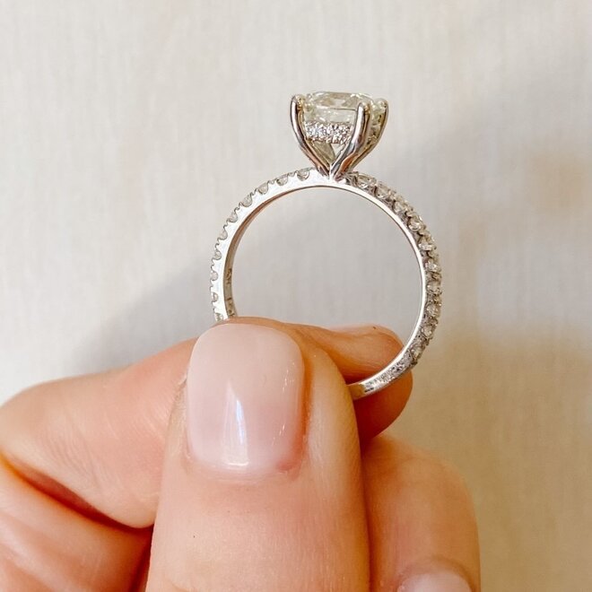 LAB The Capri diamond engagement ring