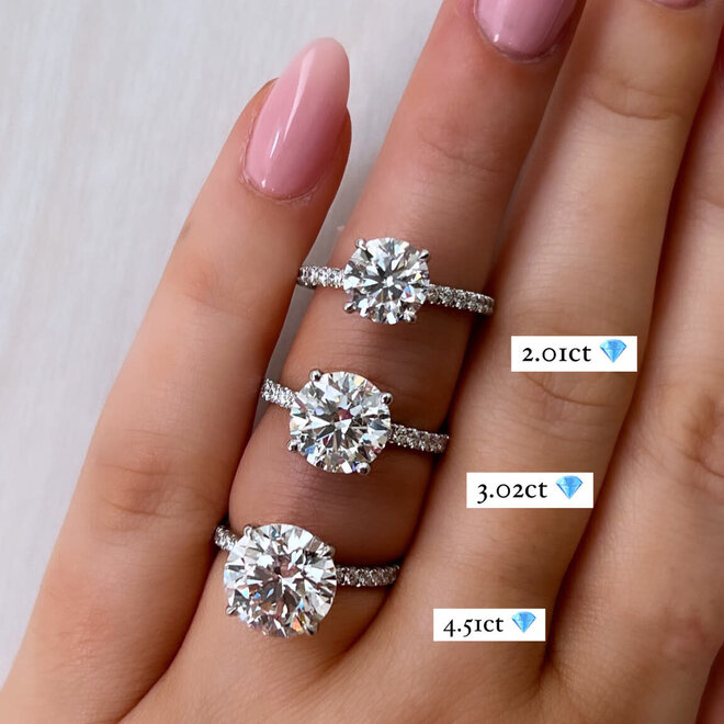 LAB The Capri diamond engagement ring