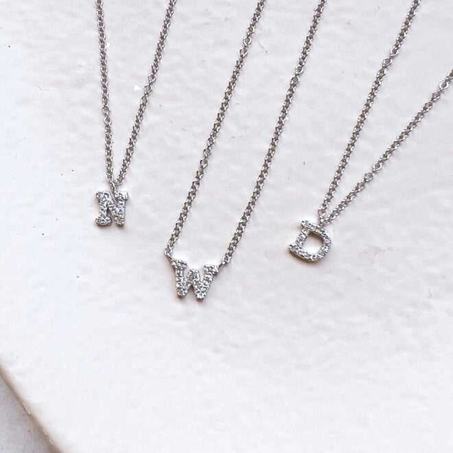 Personalized diamond initial pendant – as seen on Jillian Harris