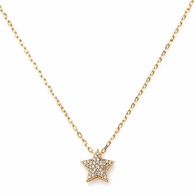 Puff diamond star pendant