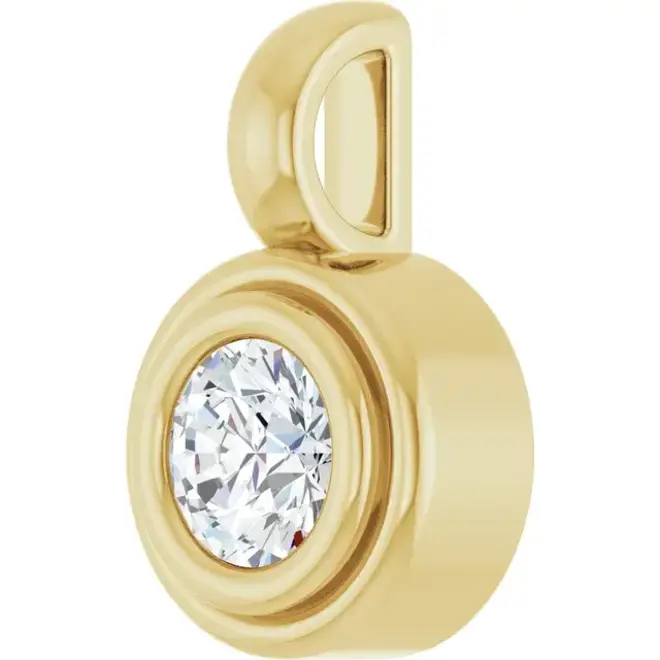 LAB Double bezel charm pendant
