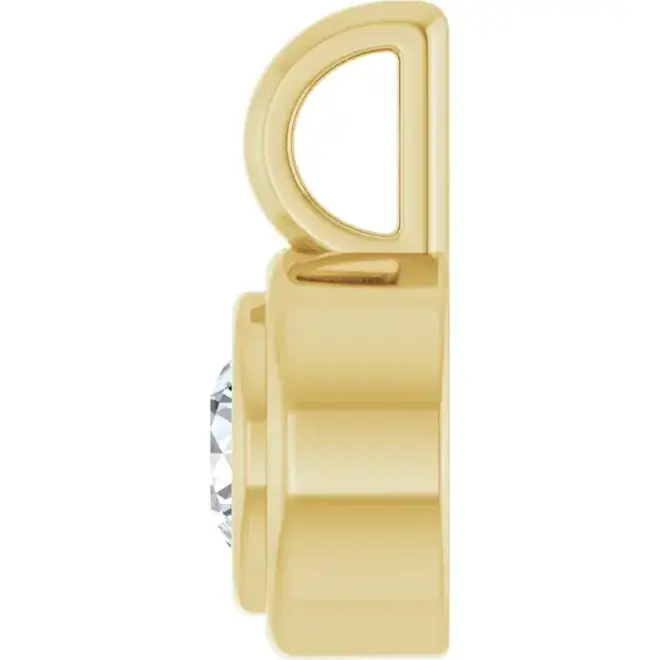 LAB Double bezel charm pendant