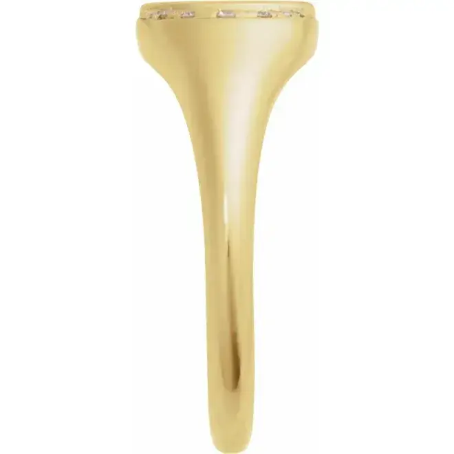 Diamond signet ring