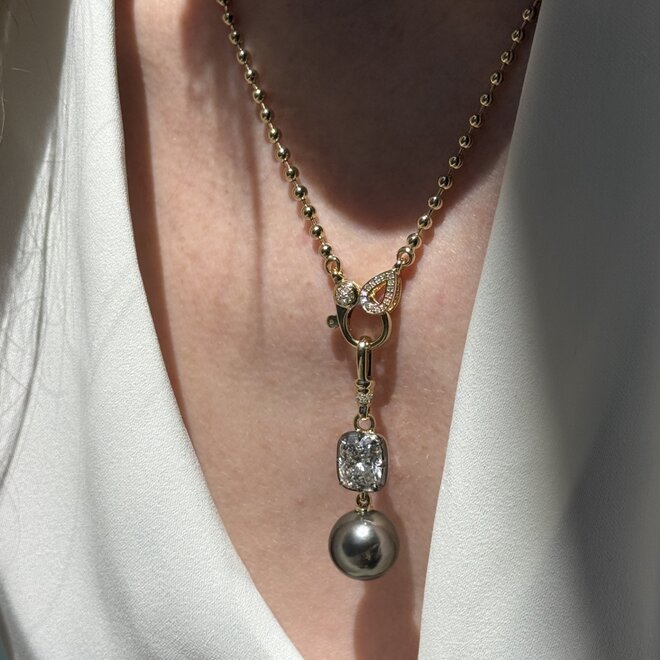 Boutique diamond ball chain