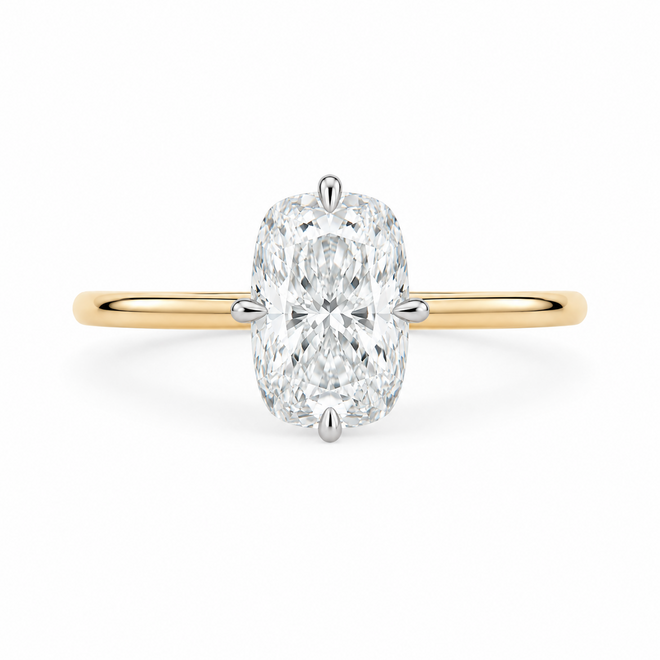 LAB The Willow cushion cut solitaire