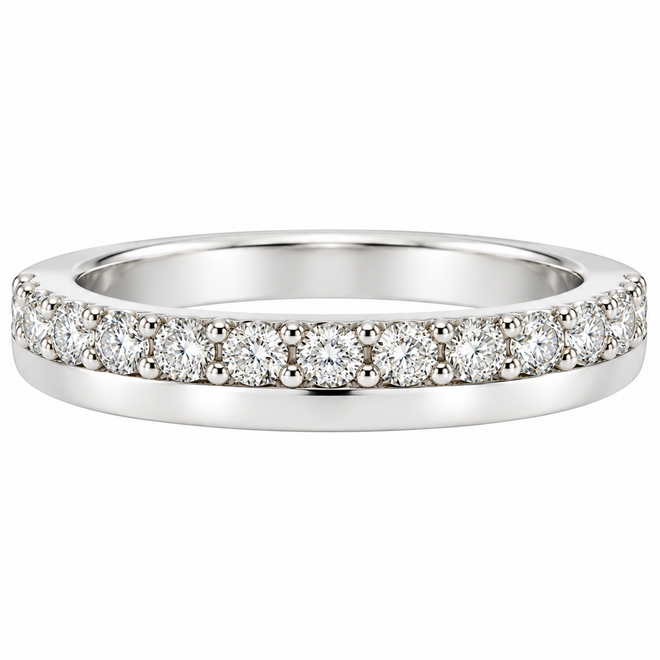 Diamond demi band - large