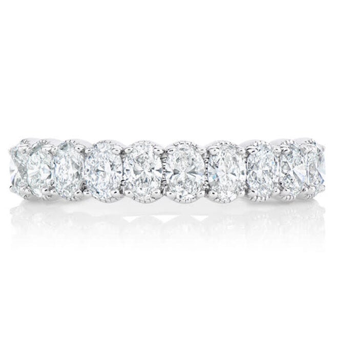 LAB - Ten oval diamond band
