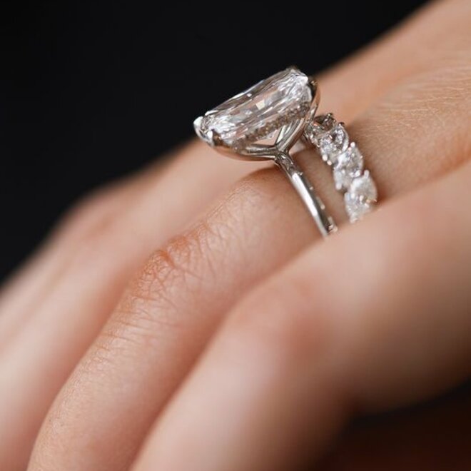 LAB The Harper radiant cut engagement ring