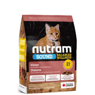 Nutram Cat Sound Kitten 4lbs