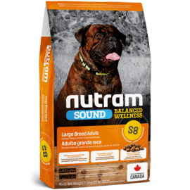 Nutram Dog Sound Lg Br Adult 30lbs S8