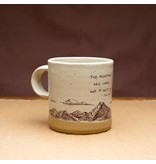 john muir camp mug calico white