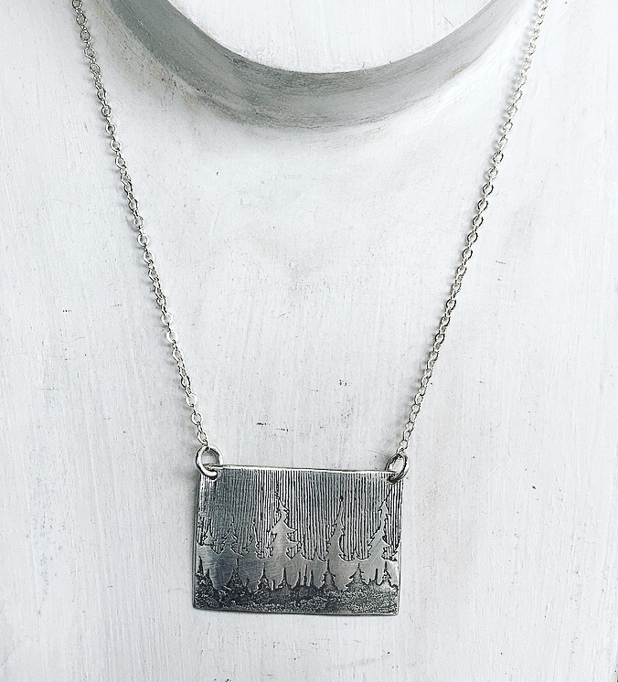 reflections  necklace