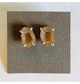 druzy geode studs