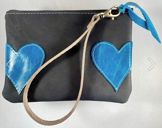 Wrist bag with Heart