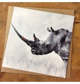 Northern White Rhino card