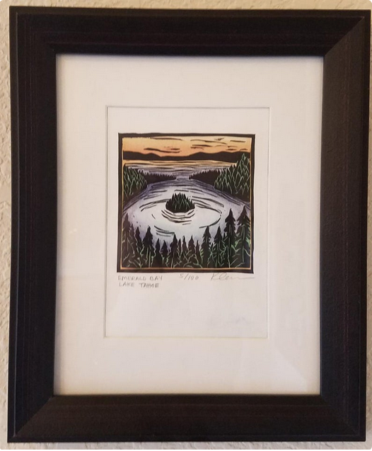 Emerald Bay framed print