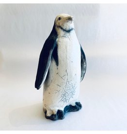 Raku Ceramic Penguin